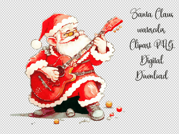 A Timely Graphic Asset: Crafting Christmas with a Santa Claus Watercolor