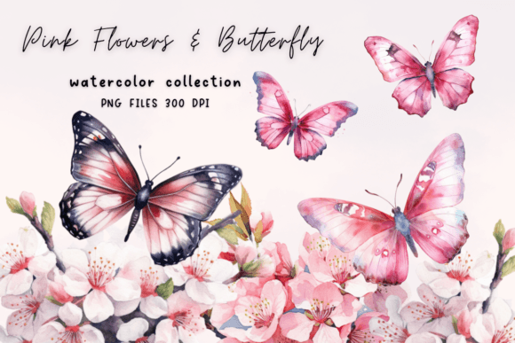 A Watercolor Butterfly and Flower Graphic Worth Reviewing