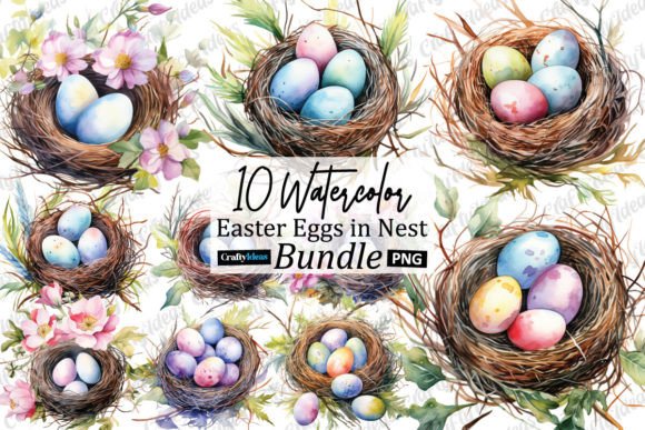 A Watercolor Easter Nest: A Designer's First Impression