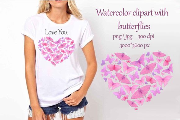 Enhancing Editorial Graphics with Watercolor Butterfly Illustrations