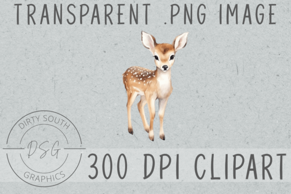 Evaluating the Watercolor Baby Deer Fawn for Embroidery