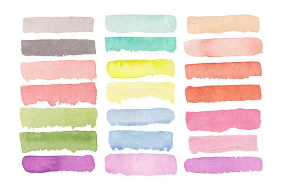 Reviewing Multicolor Watercolor Graphics for Local Branding