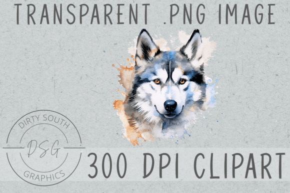 The Watercolor Husky: A Graphic for Warm, Authentic Branding
