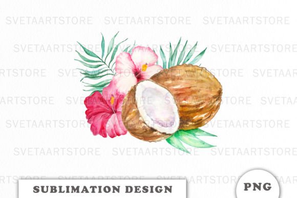 Using Coconut Sublimation Designs for Blogs & Craft Graphics